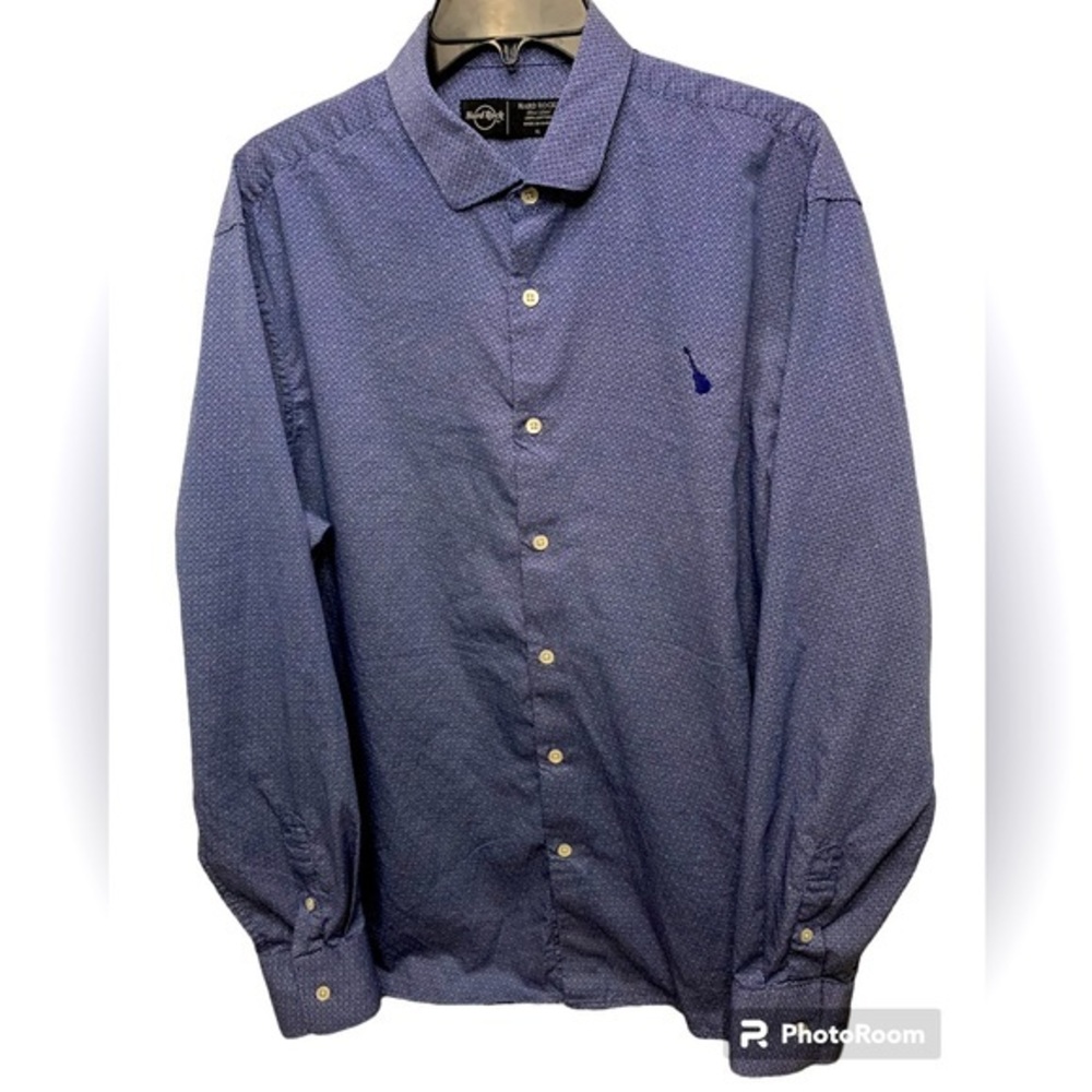 Hard Rock Cafe Long Sleeve Button Down